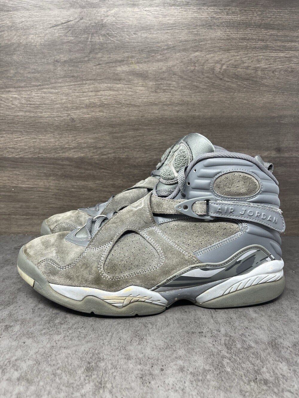 Jordan 8 Retro Cool Grey Mens Size 10.5 305381-014 Basketball Sneakers Shoes
